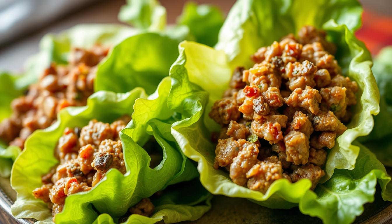 Ground Beef Lettuce Wraps