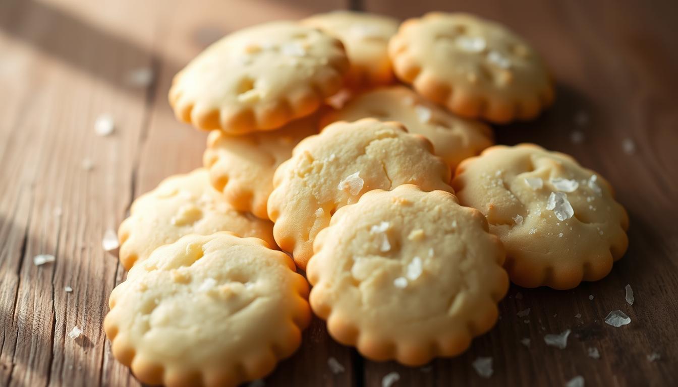 french butter cookies with sea salt