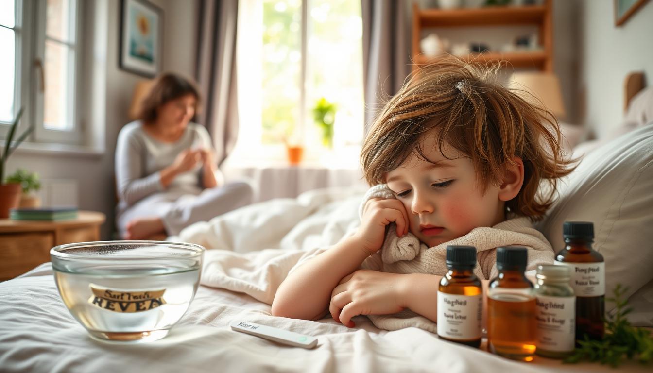 natural fever management for kids