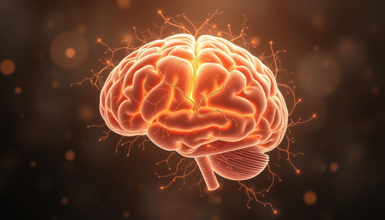 Boost Your Child's Brain Power: Tips for Early Development Beautyquester | Health Beauty A serene, photorealistic brain diagram illuminated by soft, warm lighting, highlighting the distinct sleep cycle stages and their impact on brain development. Delicate, wispy neural pathways intertwine, radiating outward from the central cerebral cortex. The scene conveys a sense of balance, growth, and the fundamental importance of sleep in nurturing young, inquiring minds. Subtle, dreamlike textures and a hazy, ethereal atmosphere evoke the subconscious nature of this vital process. The overall composition draws the viewer's attention to the intricate mechanisms underlying childhood brain development.