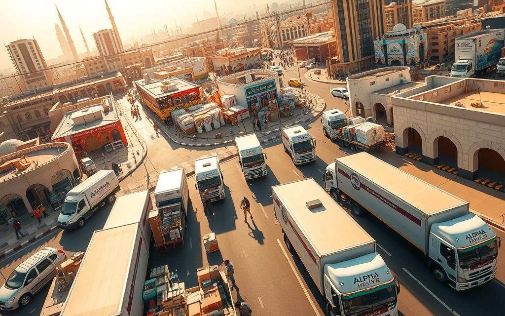 نقل عفش من المدينة المنورة إلى مدن أخرى