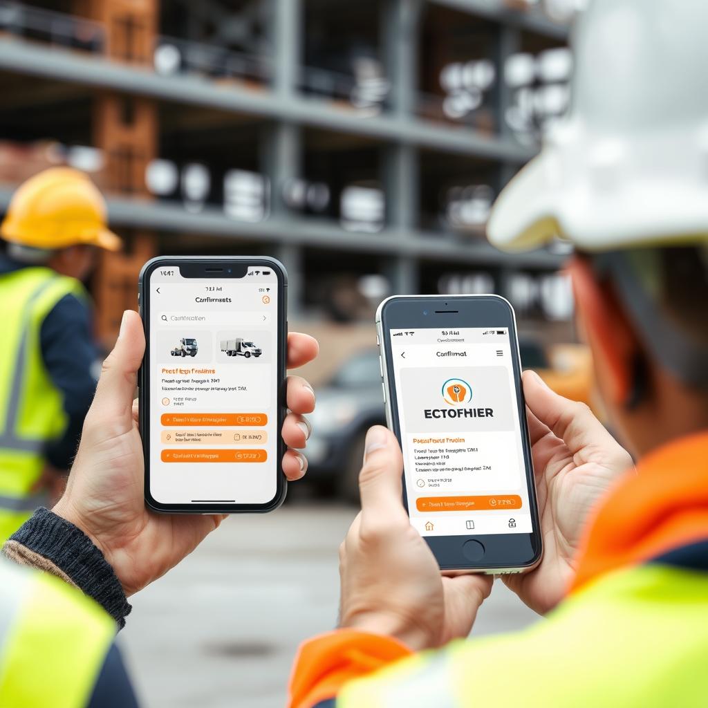 Transferts simplifiés entre chantiers avec logiciel de gestion de parc matériel