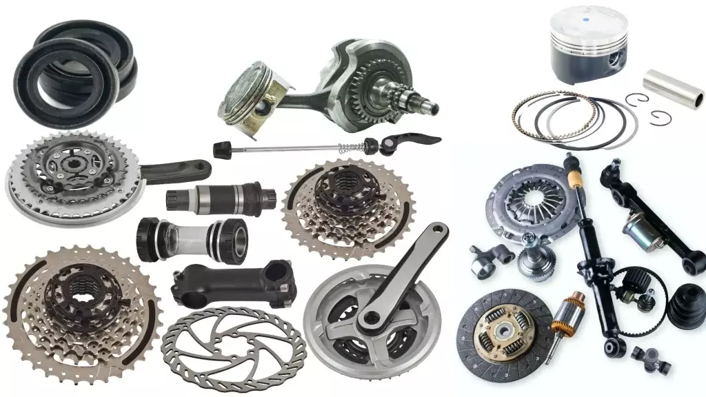 Dirt bike parts collection at Motorbike Wreckers Redcliffe