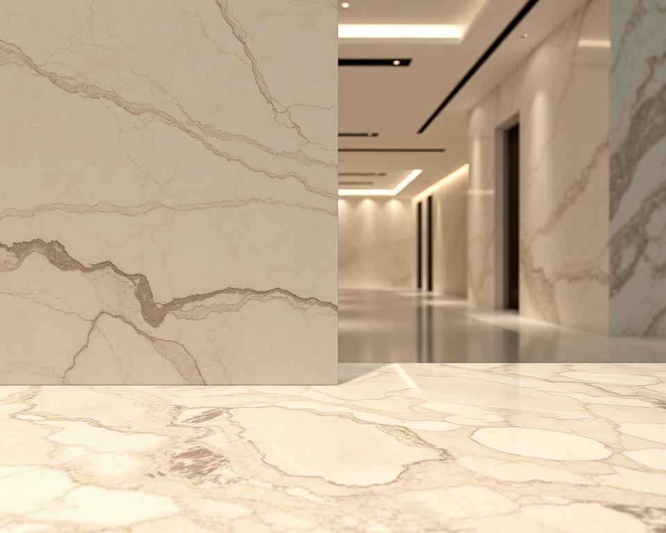 stone finishes and lighting