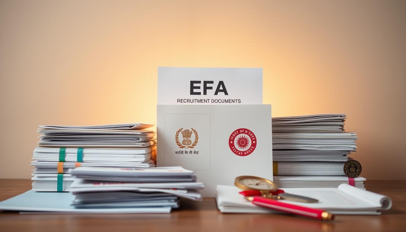 EFA भर्ती दस्तावेज