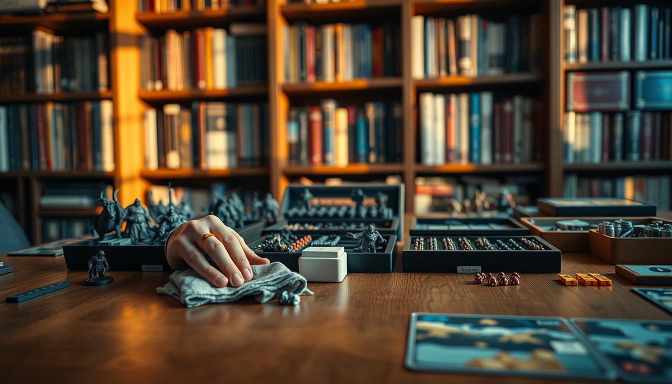 board game storage maintenance