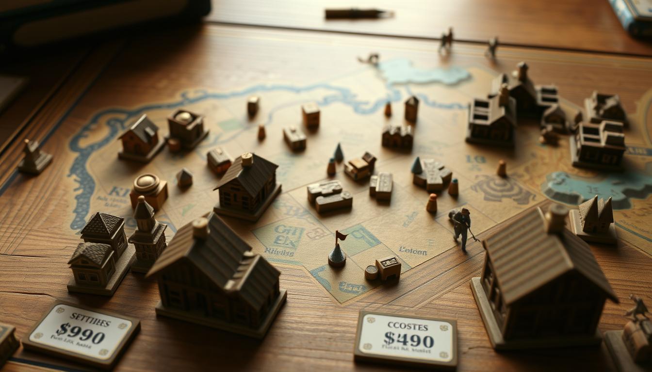 Catan building costs and options