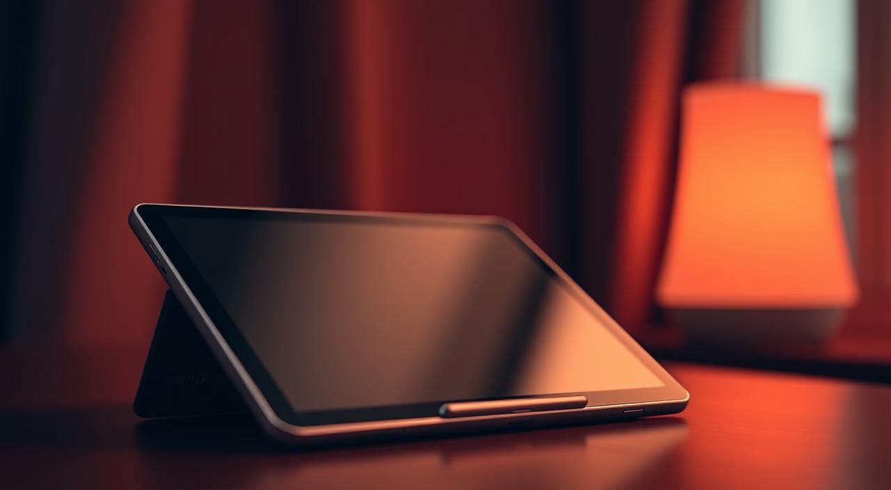 A sophisticated and sleek tablet with a modern design, the OnePlus Pad 3 showcases a large, high-resolution display with a 120Hz refresh rate for smooth scrolling and immersive multimedia experiences. The device features a powerful processor, ample RAM and storage, and a long-lasting battery to handle intensive tasks with ease. Captured from a slightly elevated angle, the tablet's precision-crafted aluminum body gleams under warm, directional lighting, highlighting its premium construction and attention to detail. The foreground is in sharp focus, while the background is softly blurred, placing the device as the central subject. The overall mood is one of sophistication, technology, and innovation, reflecting the device's positioning as a premium tablet offering from OnePlus.