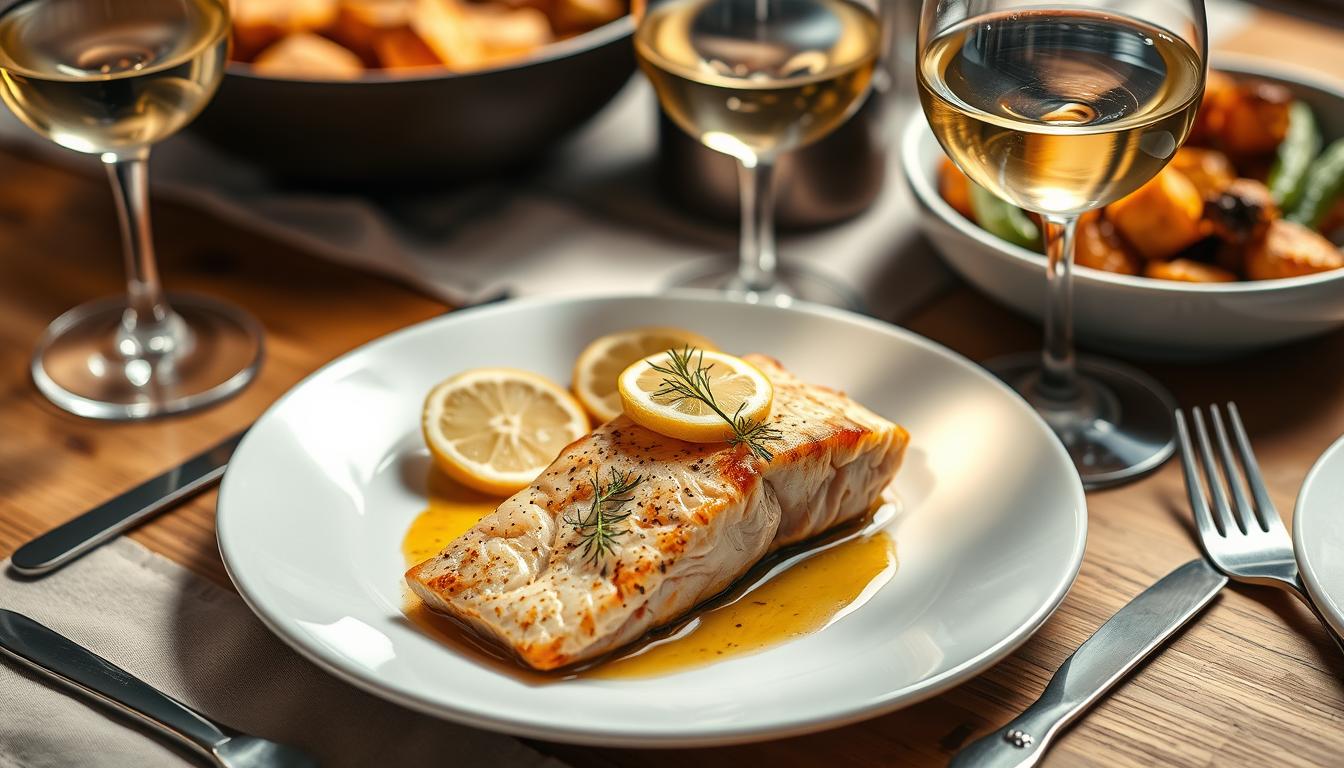 Wine Pairing with Braised Salmon