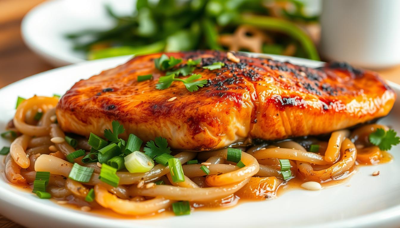 braised salmon recipe