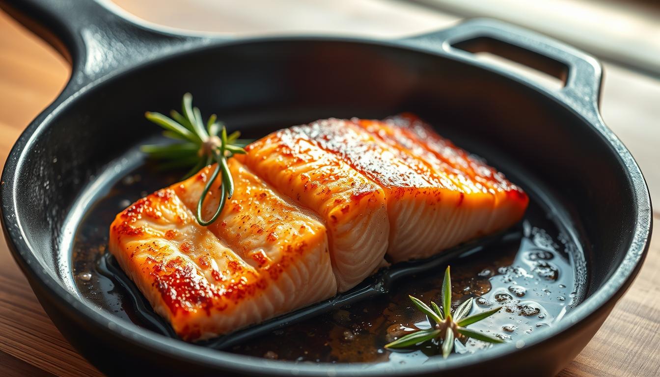 Pan Seared Salmon Cast Iron Technique