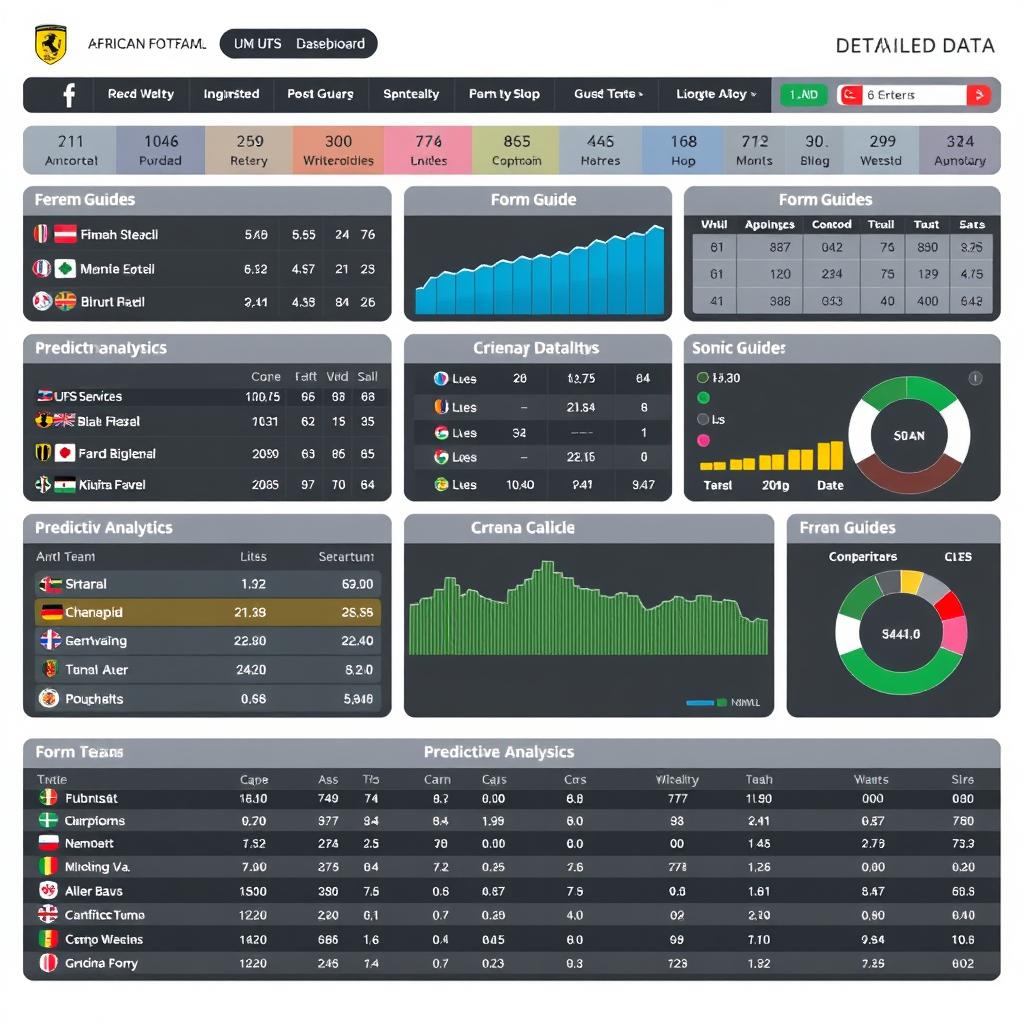 Statistiques détaillées des équipes africaines sur Africatopbet.com