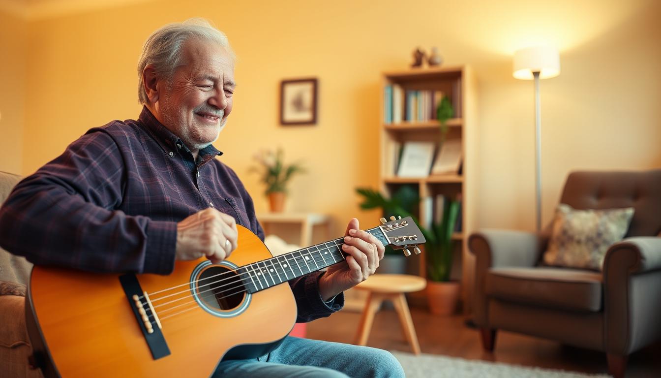 learning to play a musical instrument in retirement