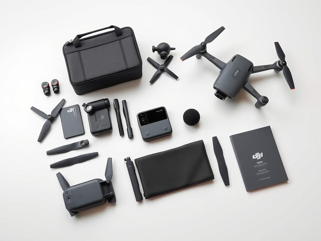 DJI Osmo Pocket 3 Creator Combo with accessories and DJI Mini SE drone