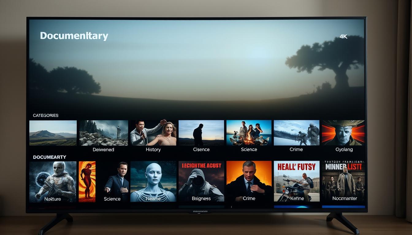 documentary categories on IPTV
