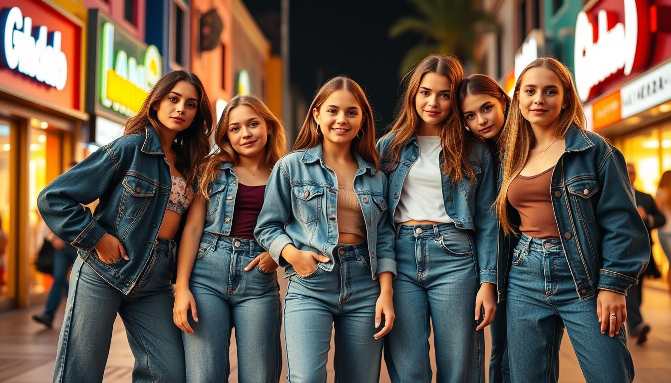 trendy girls baggy jeans