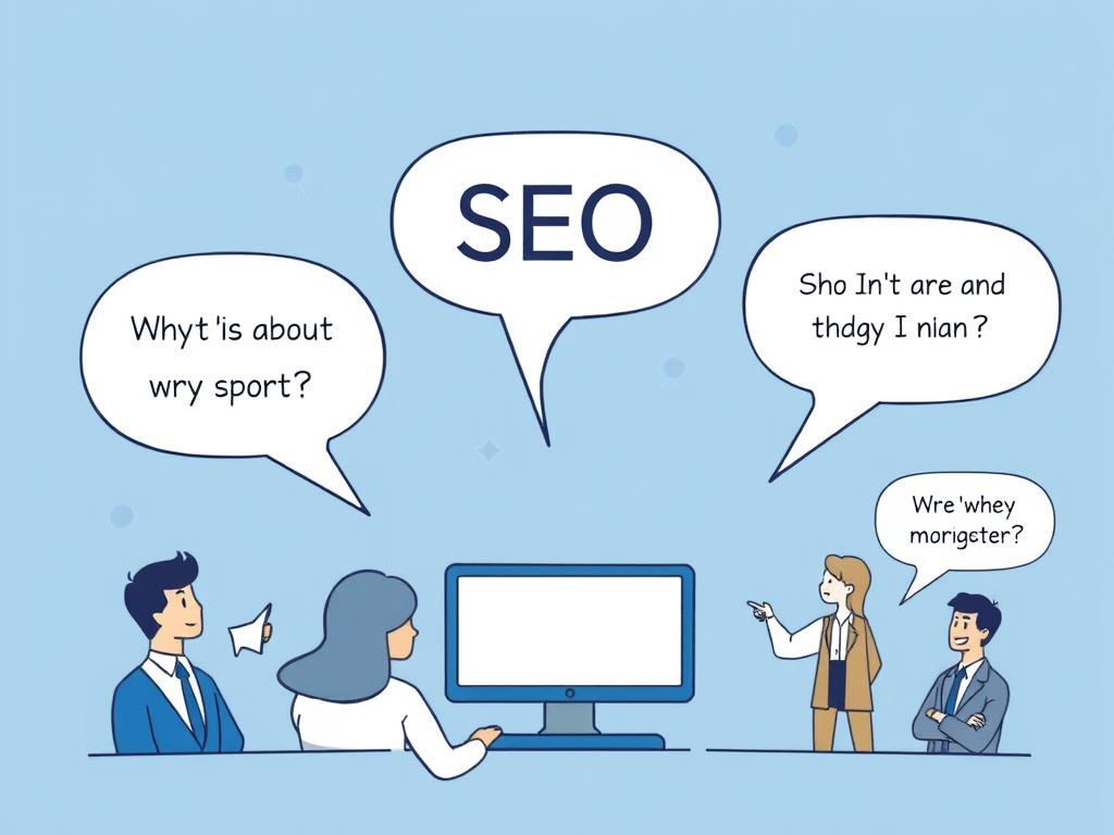 SEO best practices FAQ section with common questions and answers