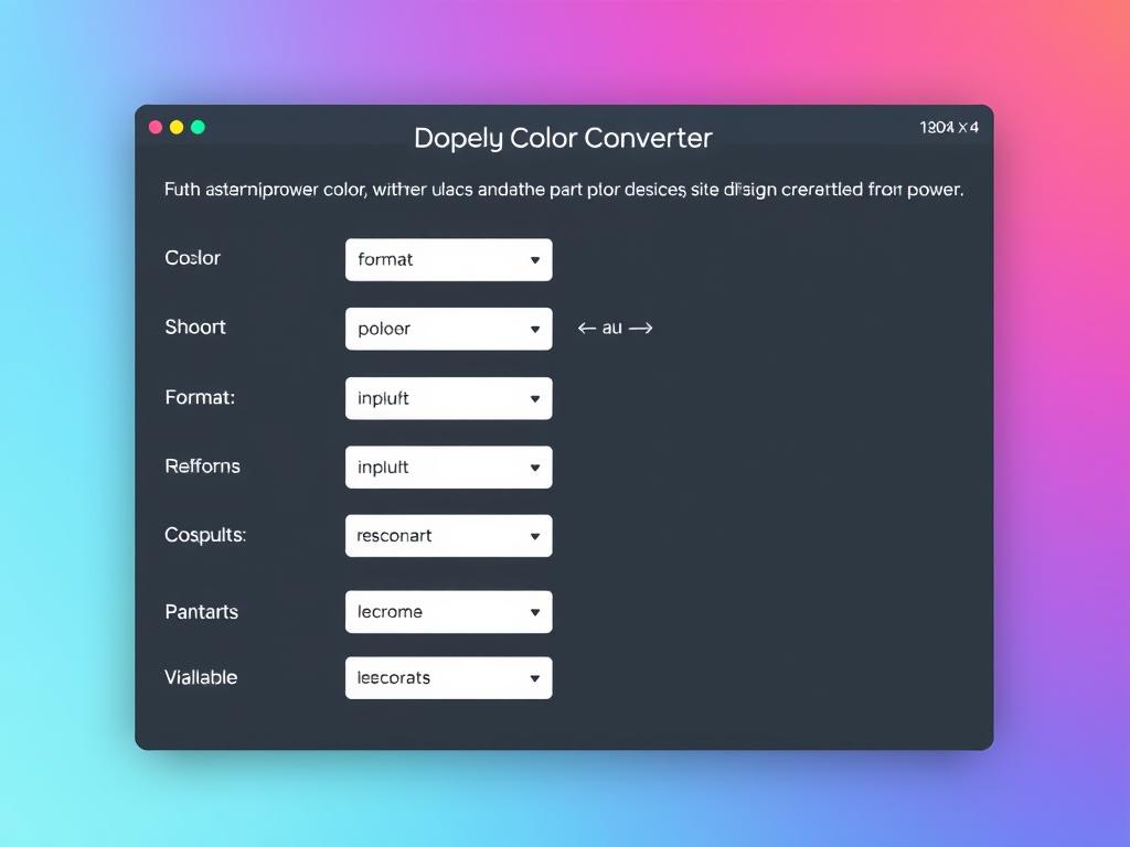 Dopely Color Converter tool interface
