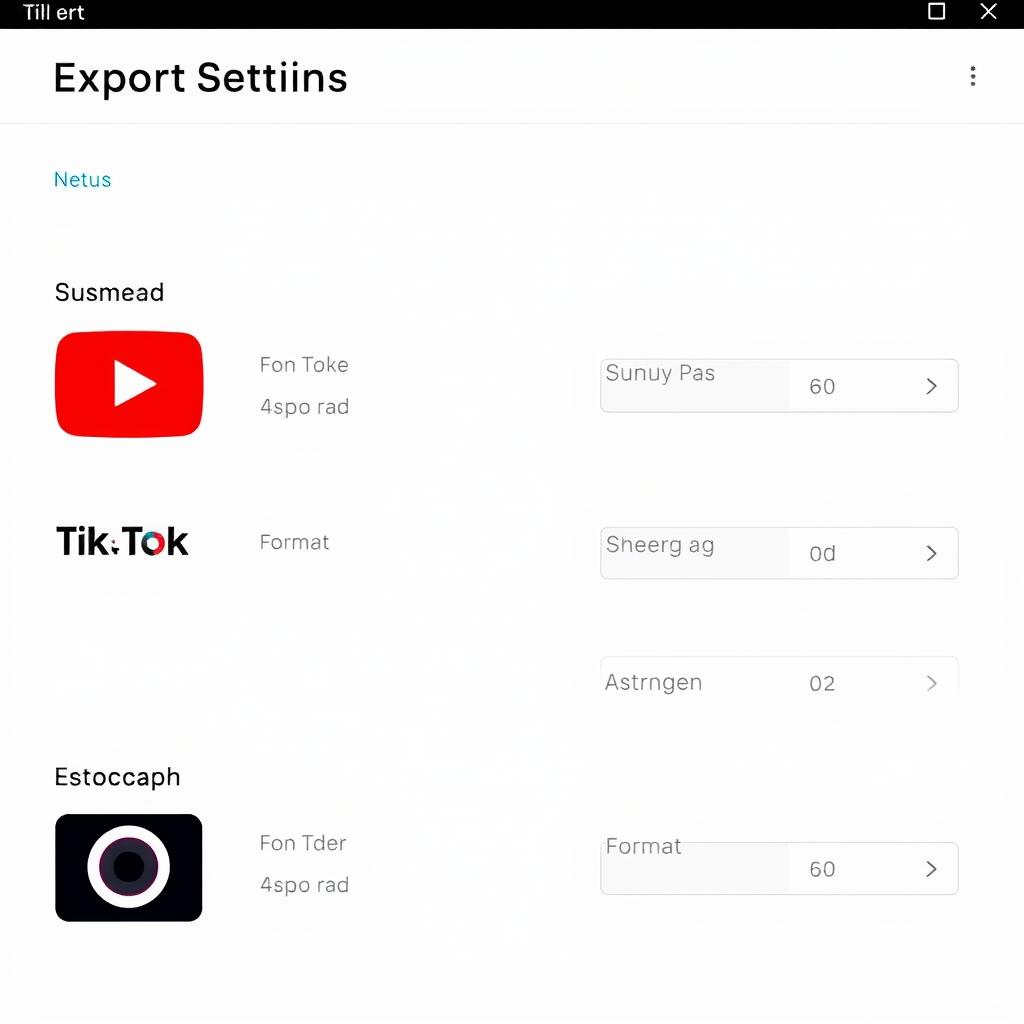 Multi-platform export options in faceless.video