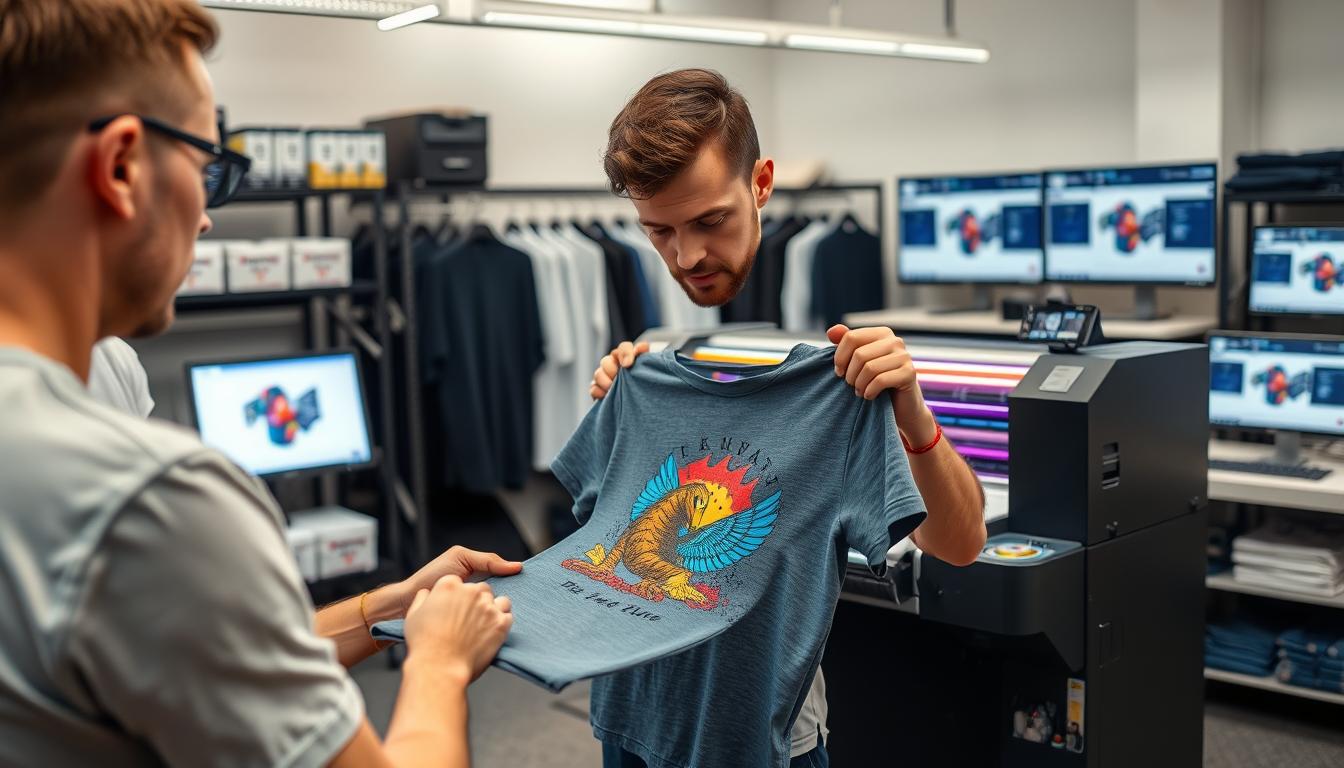 direct to garment printing workflow