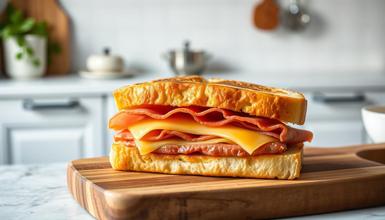 croque monsieur au four