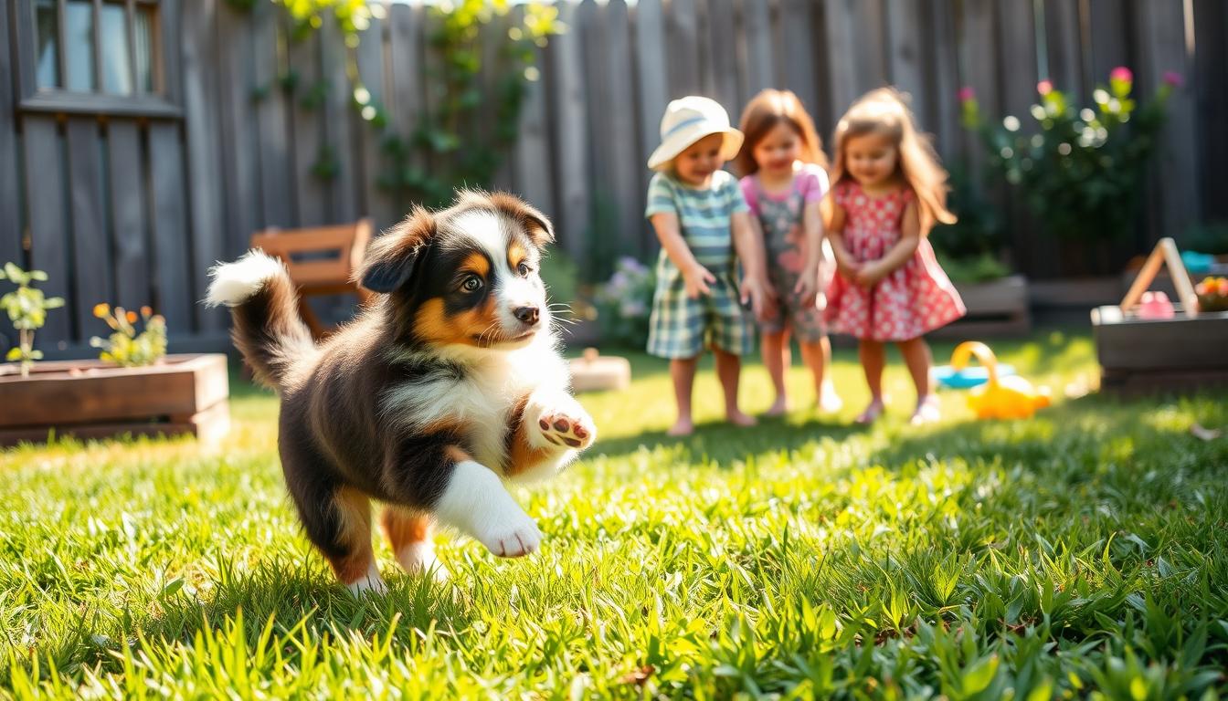 mini Aussie puppy socialization
