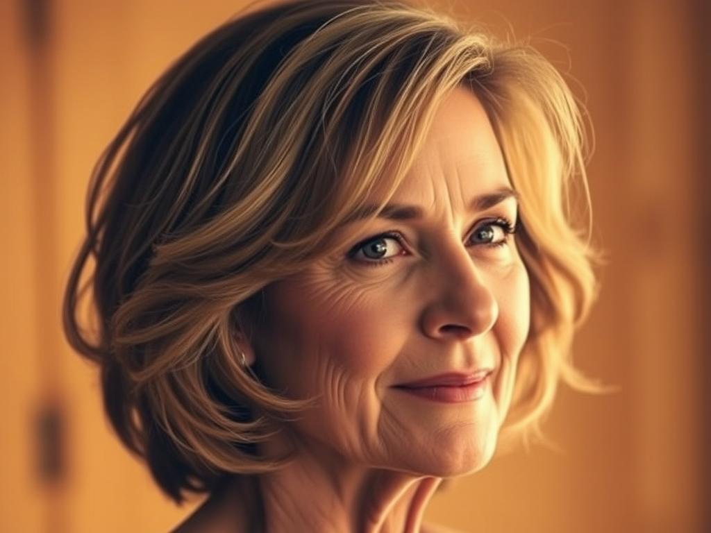 best mid length hairstyles for older women
