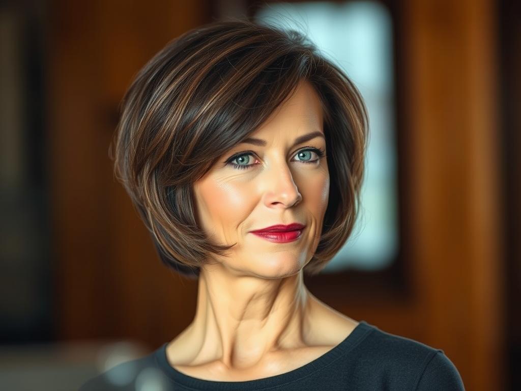 stylish haircuts for women over 50
