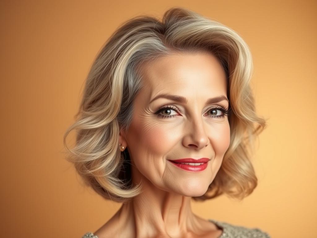 flattering hairstyles for older females