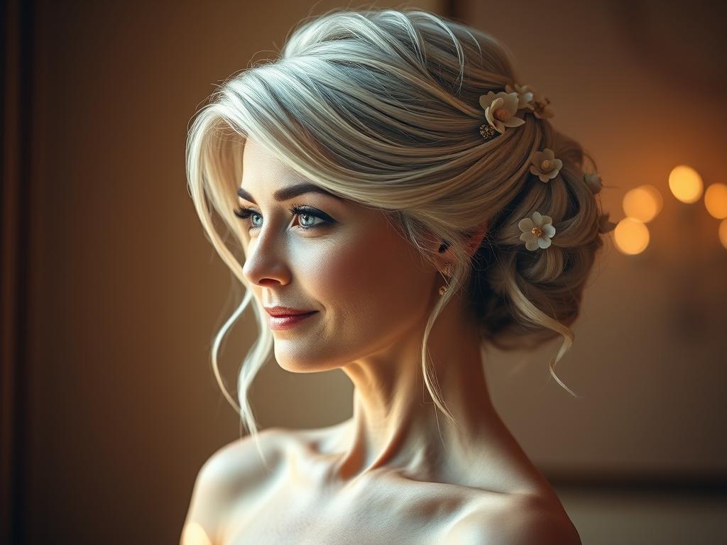 elegant long hairstyles for seniors