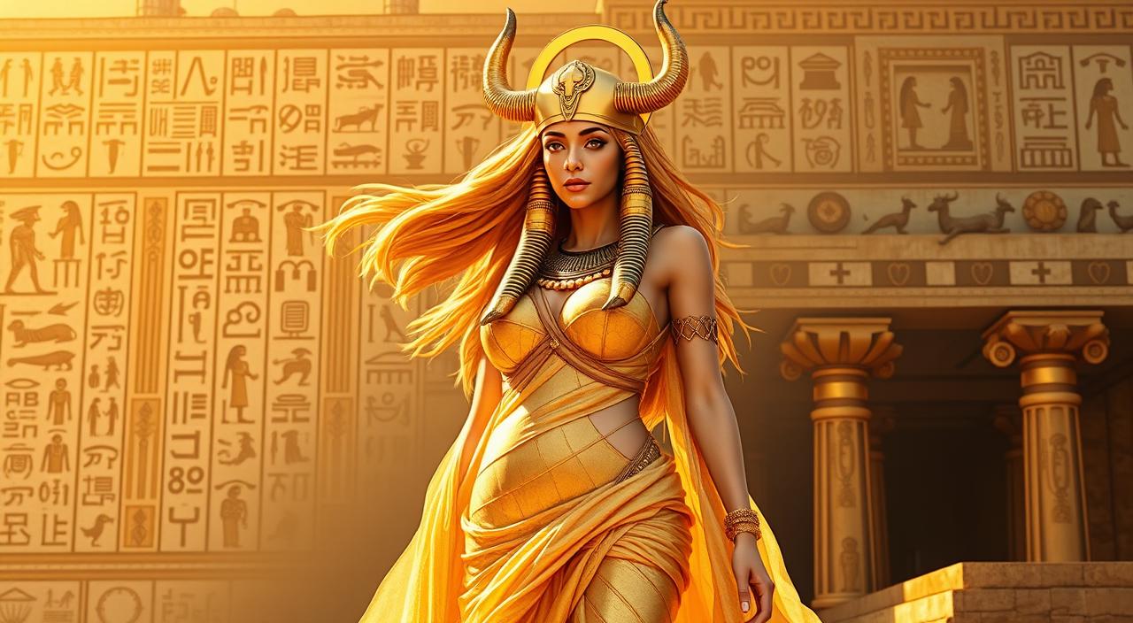 Hathor deusa egípcia do amor