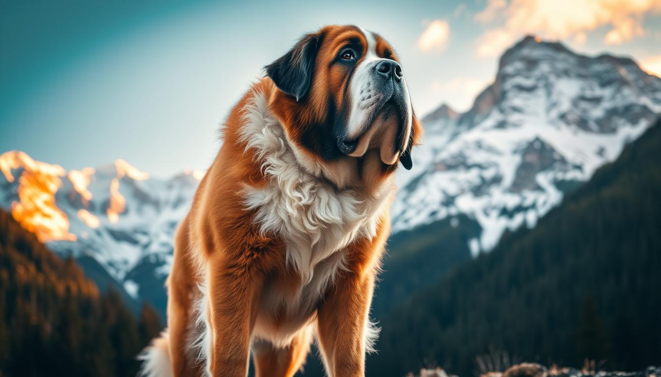 Saint Bernard dog breed