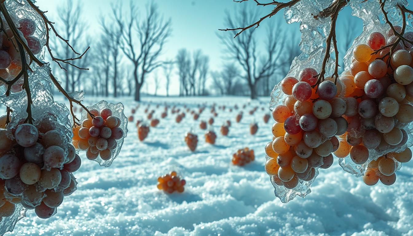frozen sour grapes