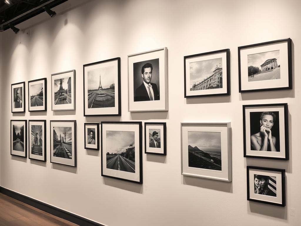 Fine art photography prints for sale in gallery display. Noho Art