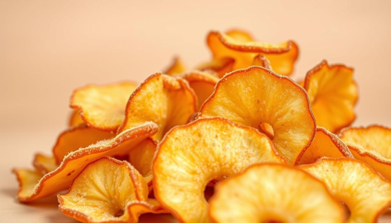 chips de manzana crujientes