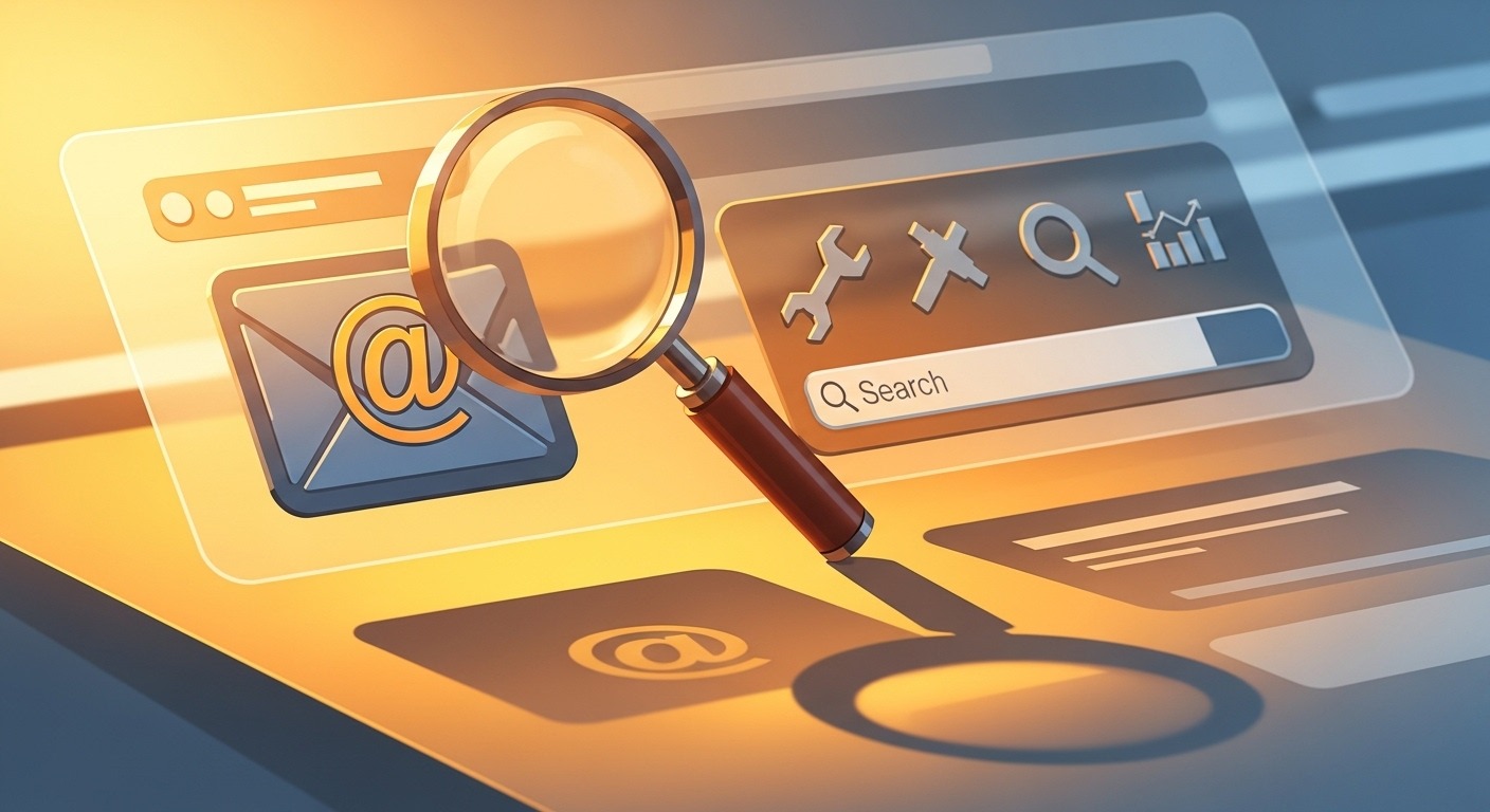 Email lookup tools