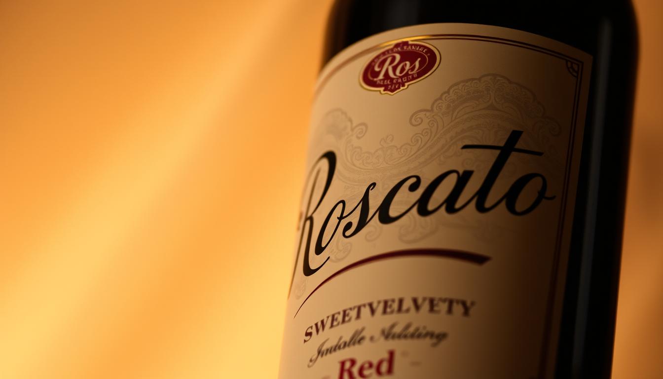 sweet red roscato