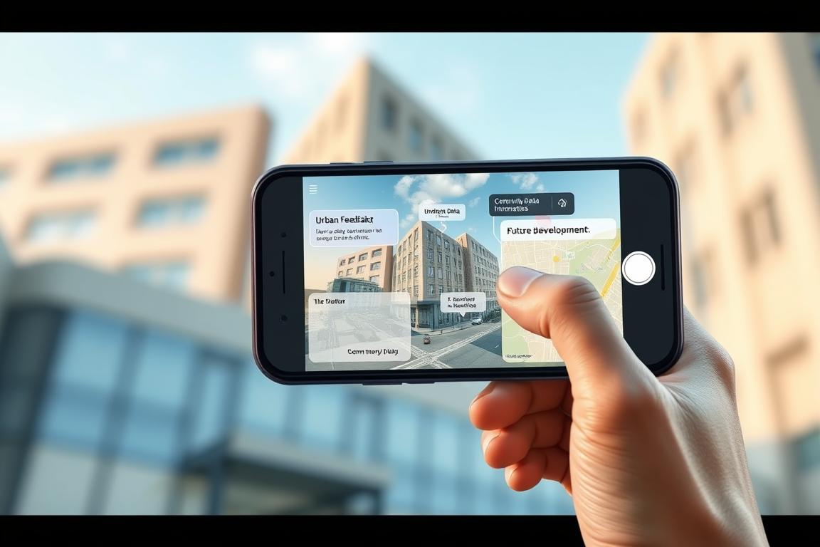 Arkcity.net : La plateforme collaborative qui révolutionne l'approche des défis urbains 14 Vision future d'arkcity.net avec réalité augmentée