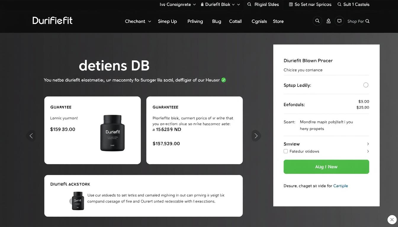 Site oficial do Diuriefit Black mostrado no review