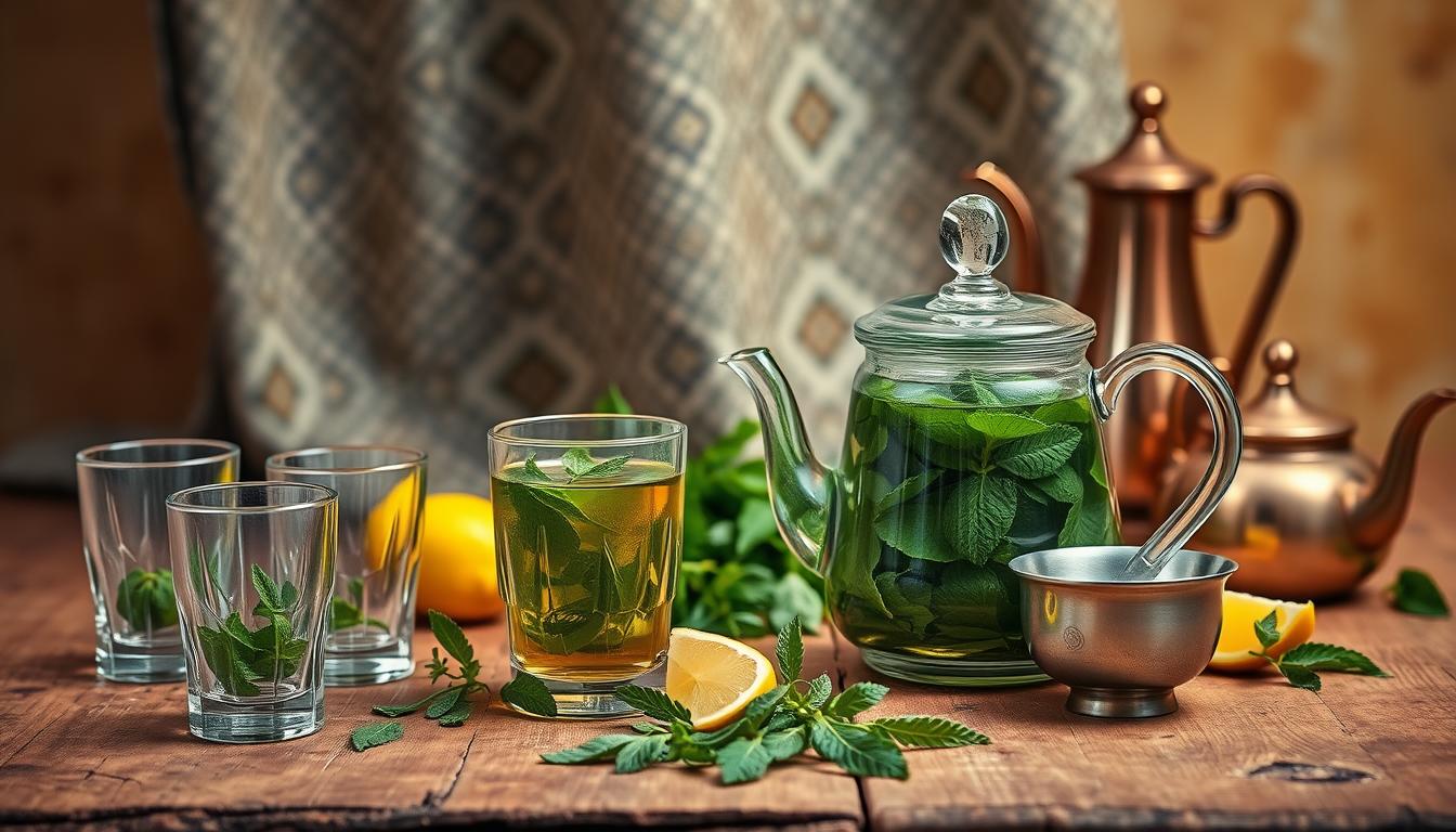 Moroccan mint tea ingredients