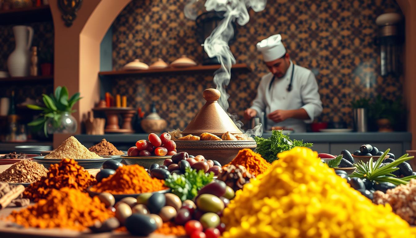 Historical influences in Moroccan cuisine