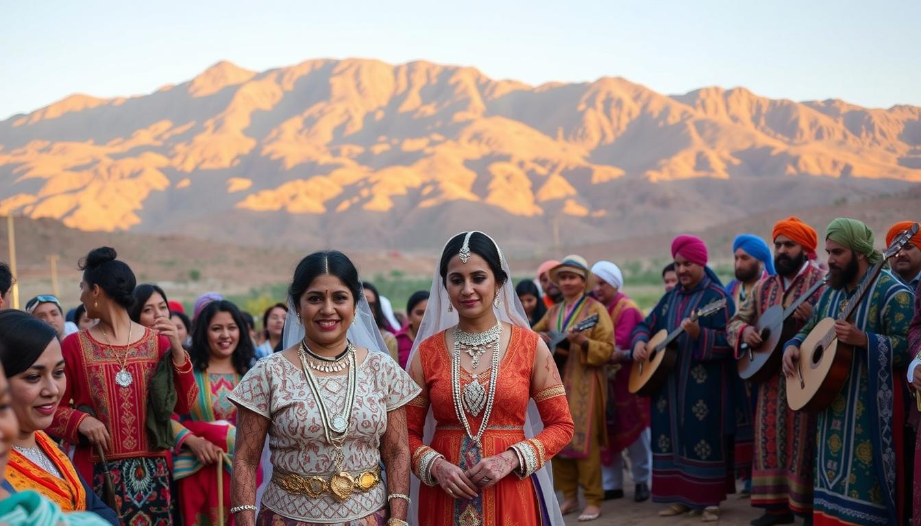 Traditional Amazigh wedding in Morocco