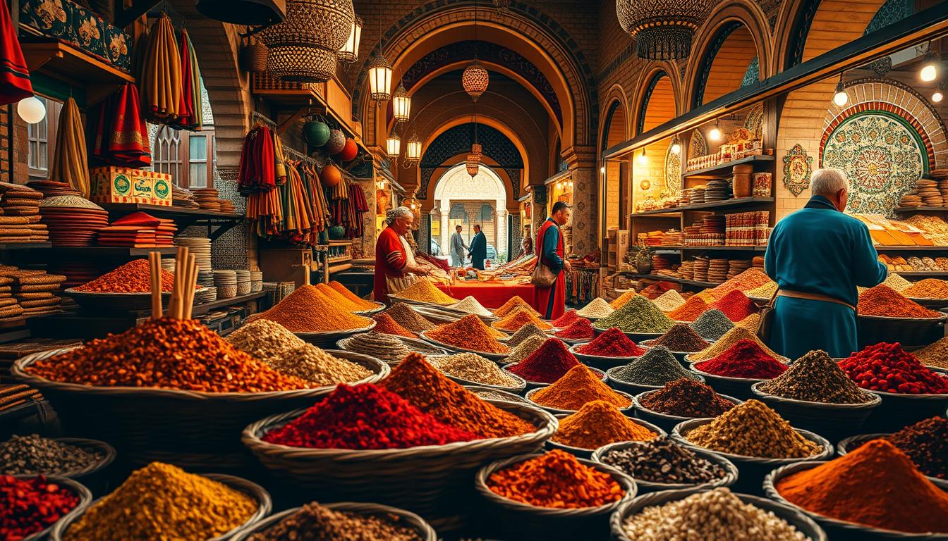Moroccan spice market