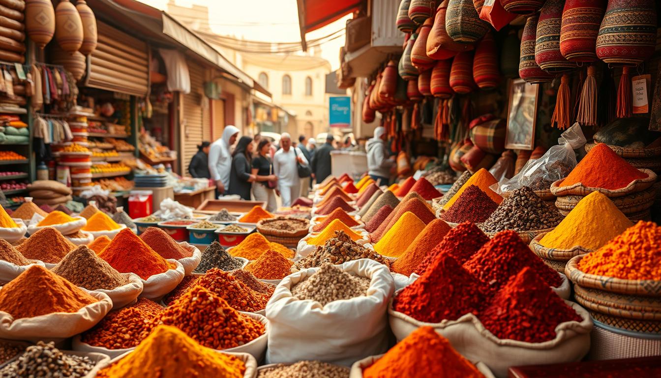 Casablanca market spices