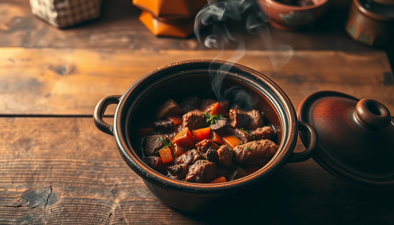 tagine cooking process
