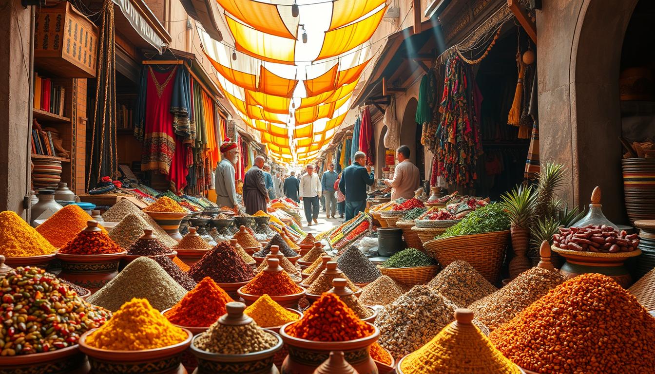 Moroccan spice markets