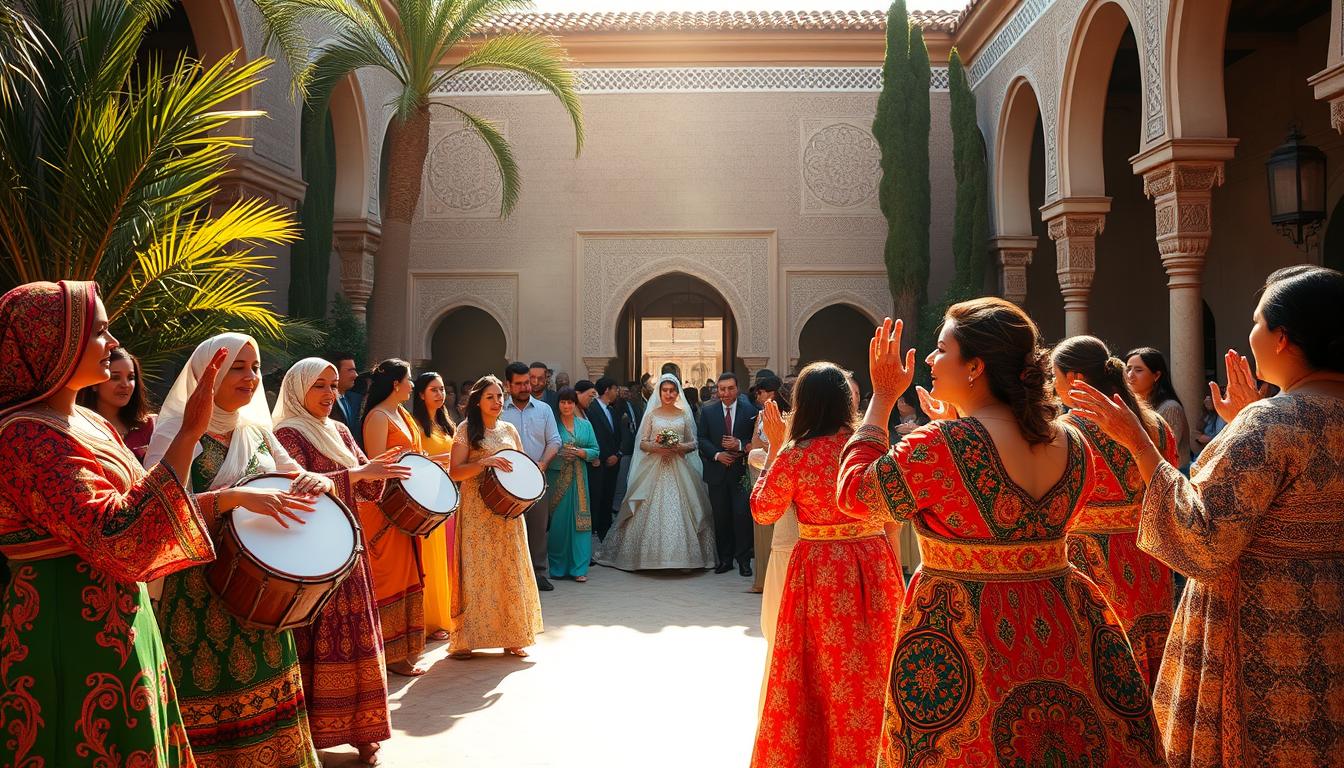 traditional Moroccan wedding ceremony