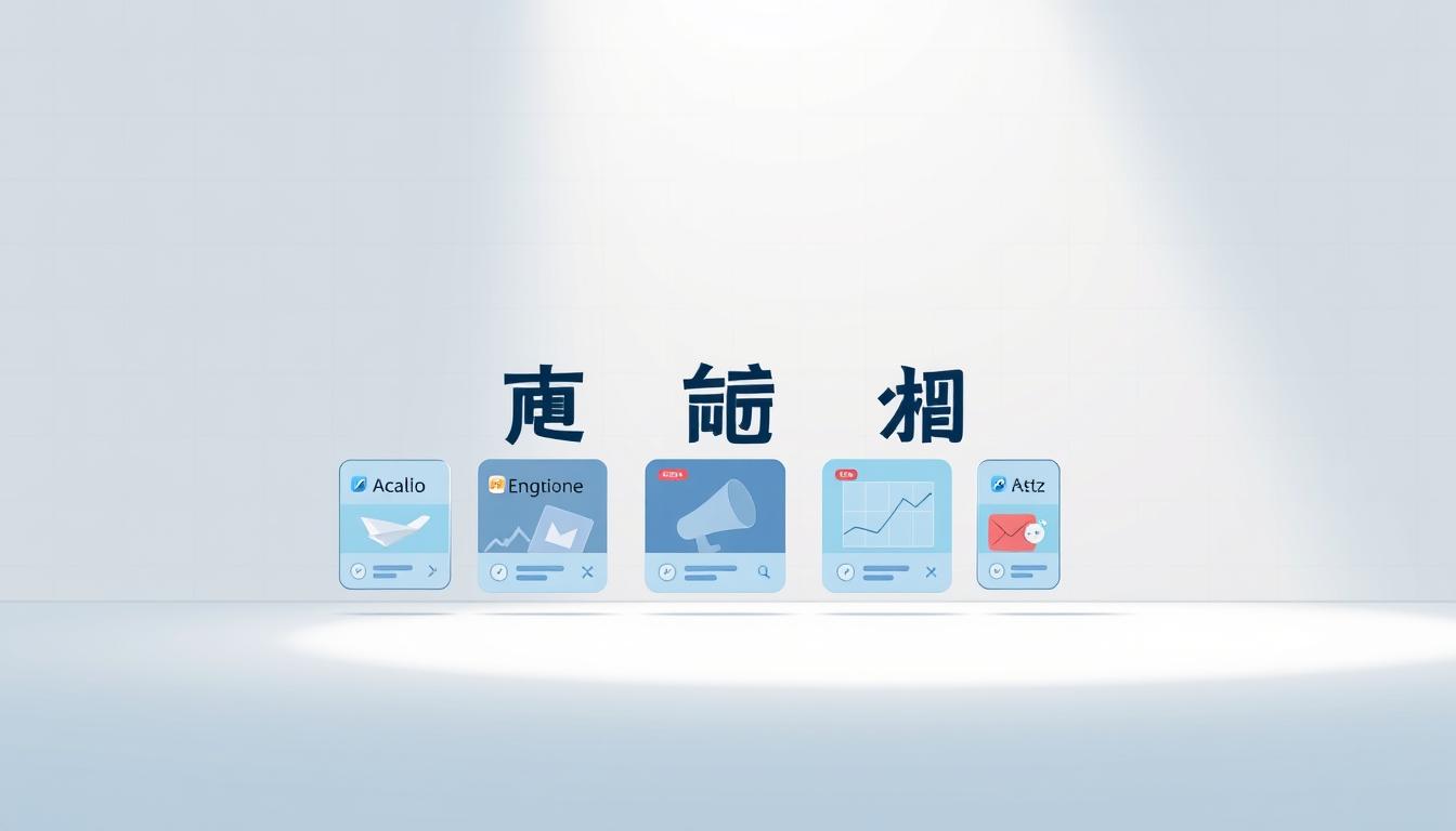 A serene and minimalist illustration depicting the concept of "社群前置內容定義". In the foreground, a stylized social media platform interface showcases a series of content tiles, each representing different types of "前置內容" - informative, entertaining, and engaging posts that capture the audience's attention before the main advertising message. The middle ground features a clean, neutral background with a subtle grid pattern, emphasizing the structured and methodical nature of the "內容加溫流程". The lighting is soft and diffused, creating a calming, professional atmosphere. The overall composition is balanced and visually appealing, reflecting the importance of a well-crafted social media content strategy.
