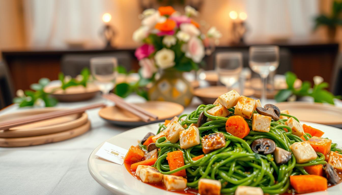 capcai vegetarian untuk acara spesial