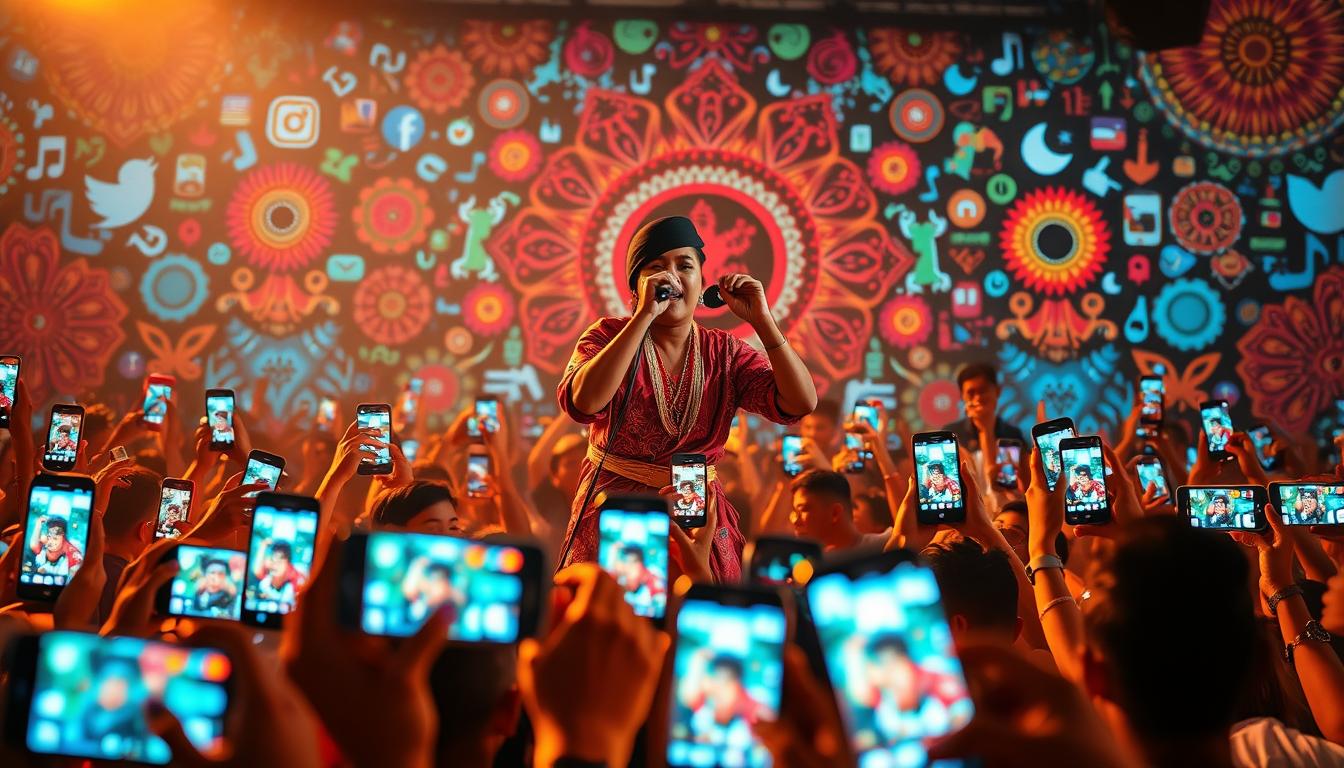 musik dan media sosial